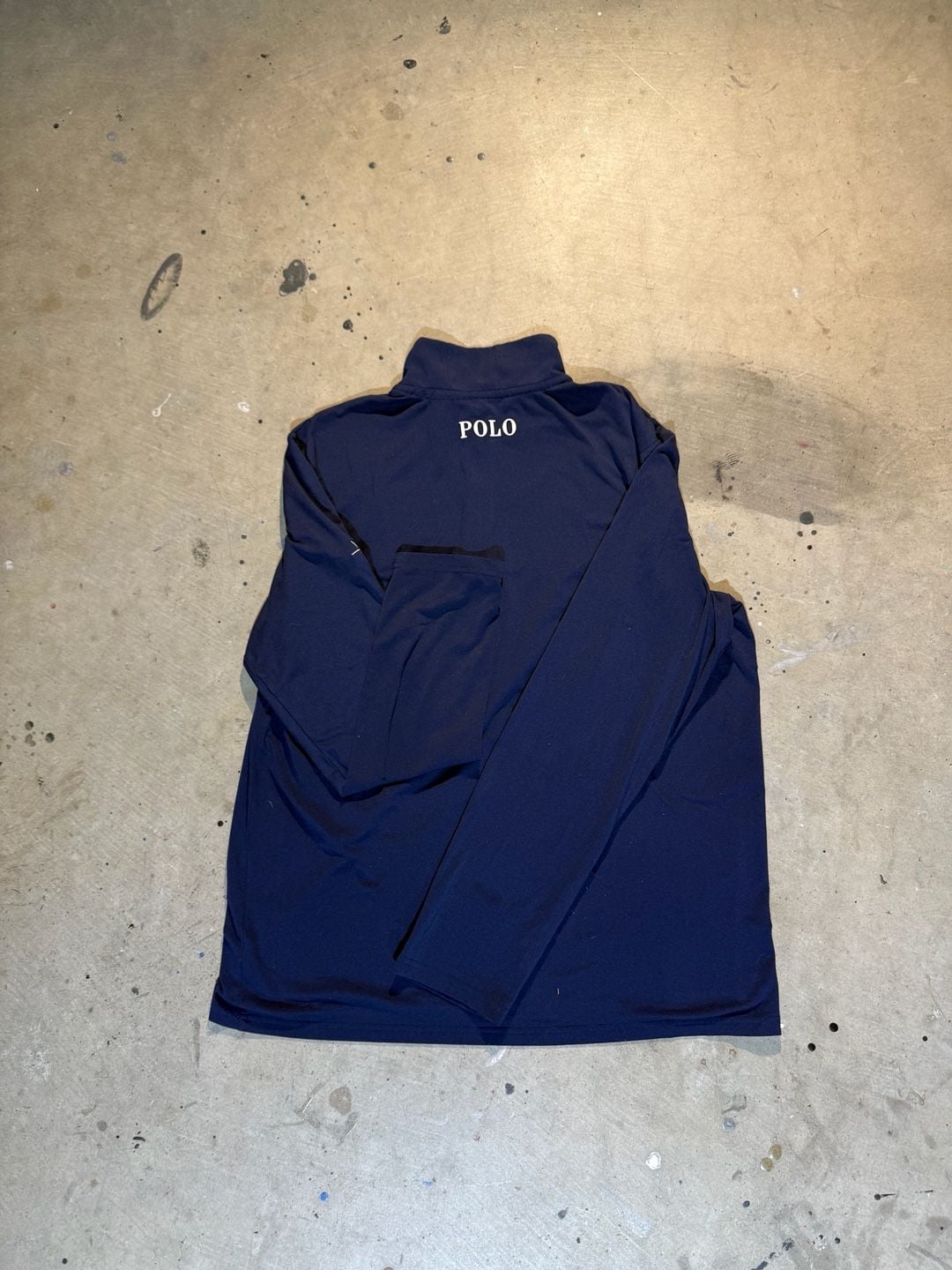Polo Golf Ralph Lauren 1/2-Zip Pullover Size L Navy Wyndham Championship 7