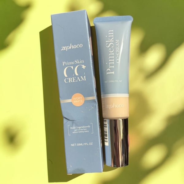 Zephoco PrimeSkin CC+ Cream 30ml Ivory White