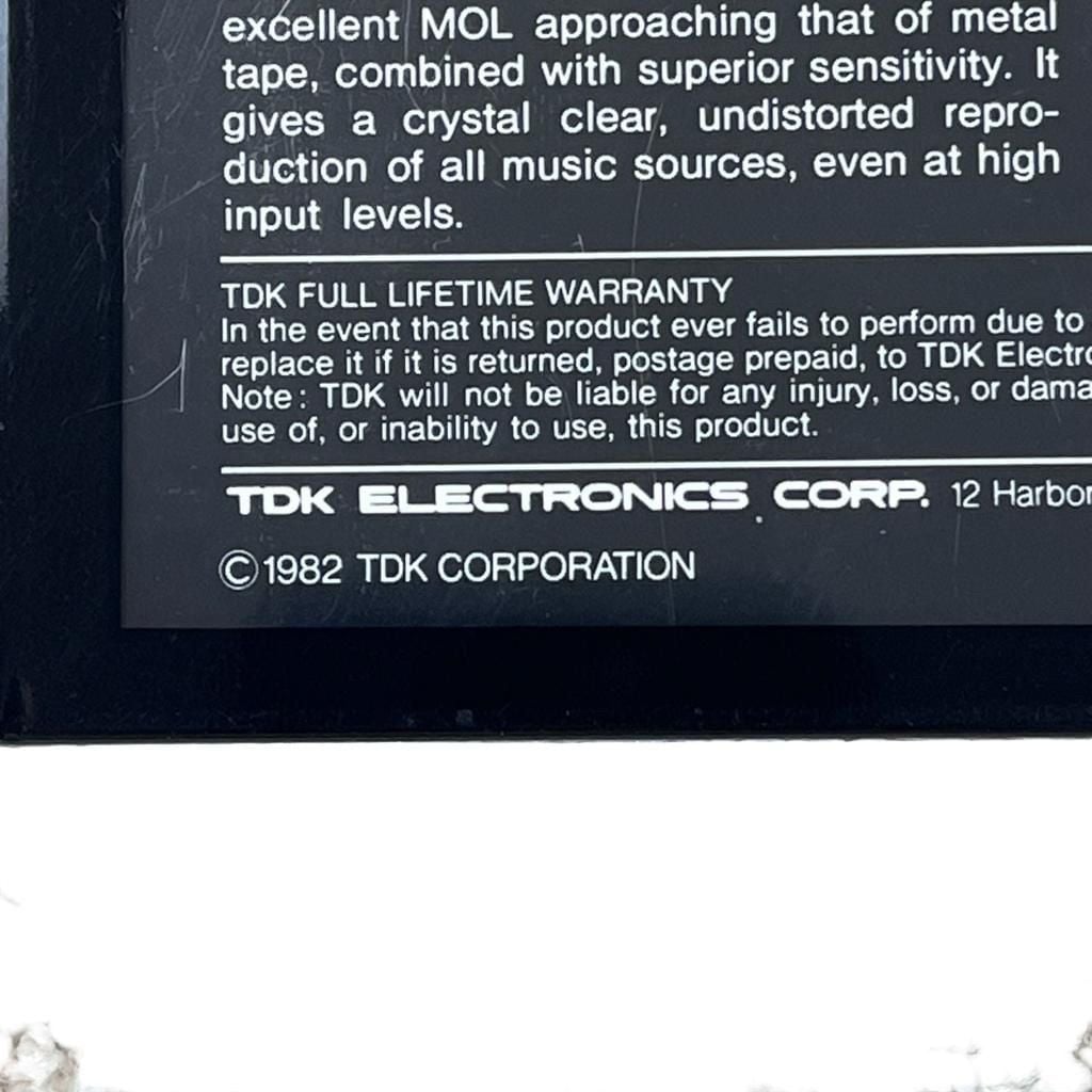 TDK SA-X 90 JAPAN TYPE II HIGH POSITION BLANK CASSETTE (1) SEALED 3