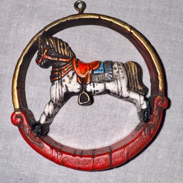 1976 Nostalgia Rocking Horse reissued from 1975) (Hallmark Keepsake Ornament