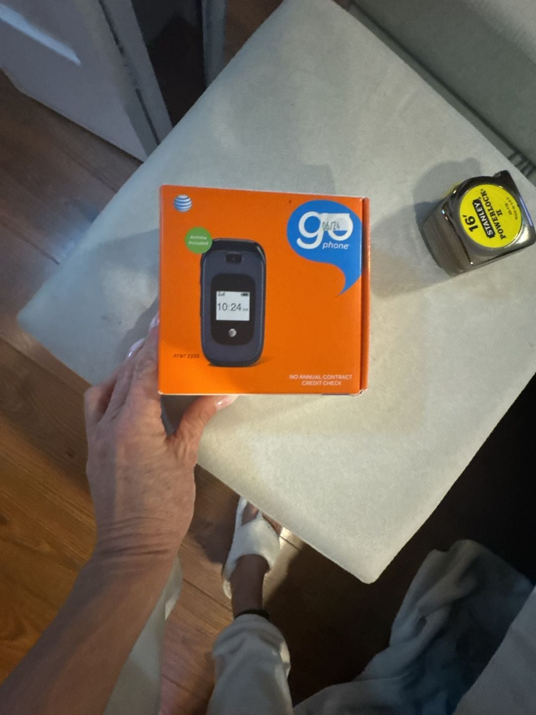 AT&T GoPhone Z222 Flip Phone Box 12