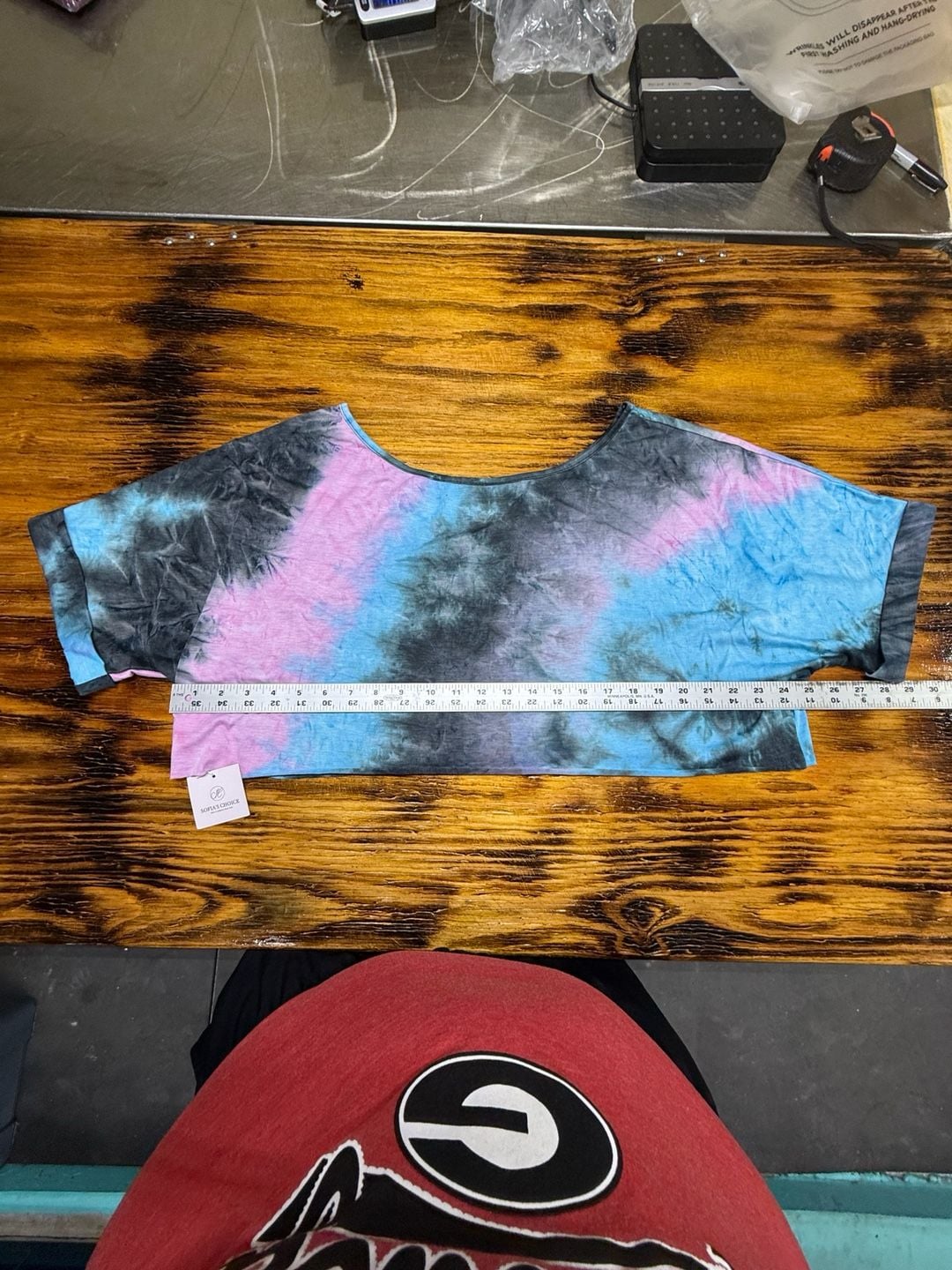 Sofia's Choice Tie Dye Crop Top Short Sleeve Tee 2