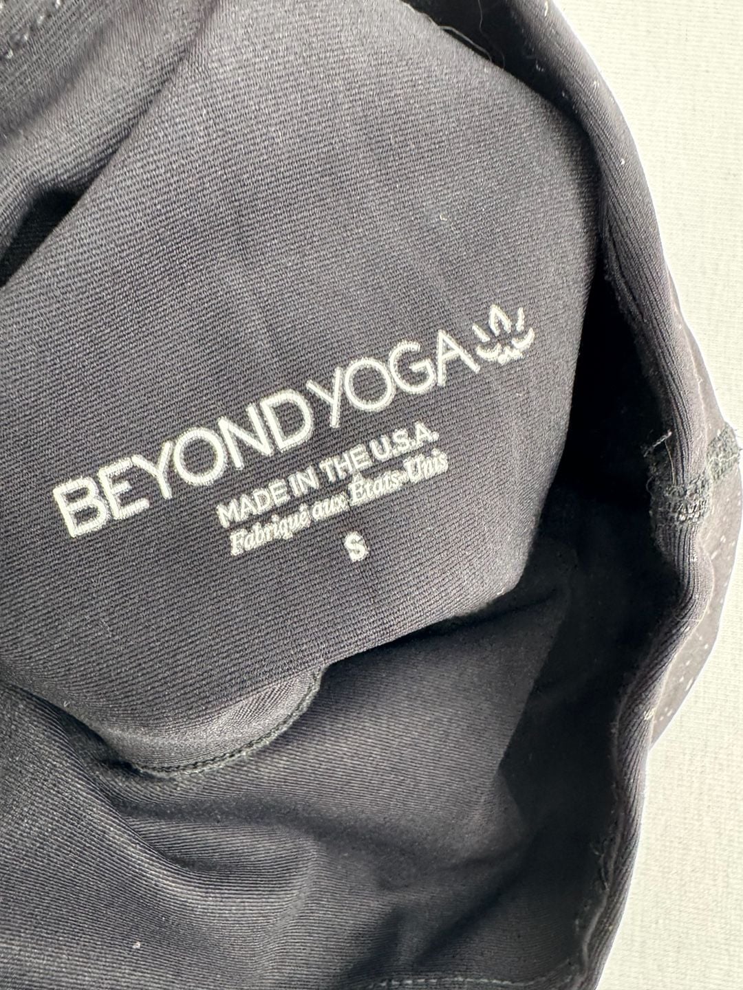 Beyond Yoga Alloy Ombre High Waisted Leggings Size S Black Metallic 5