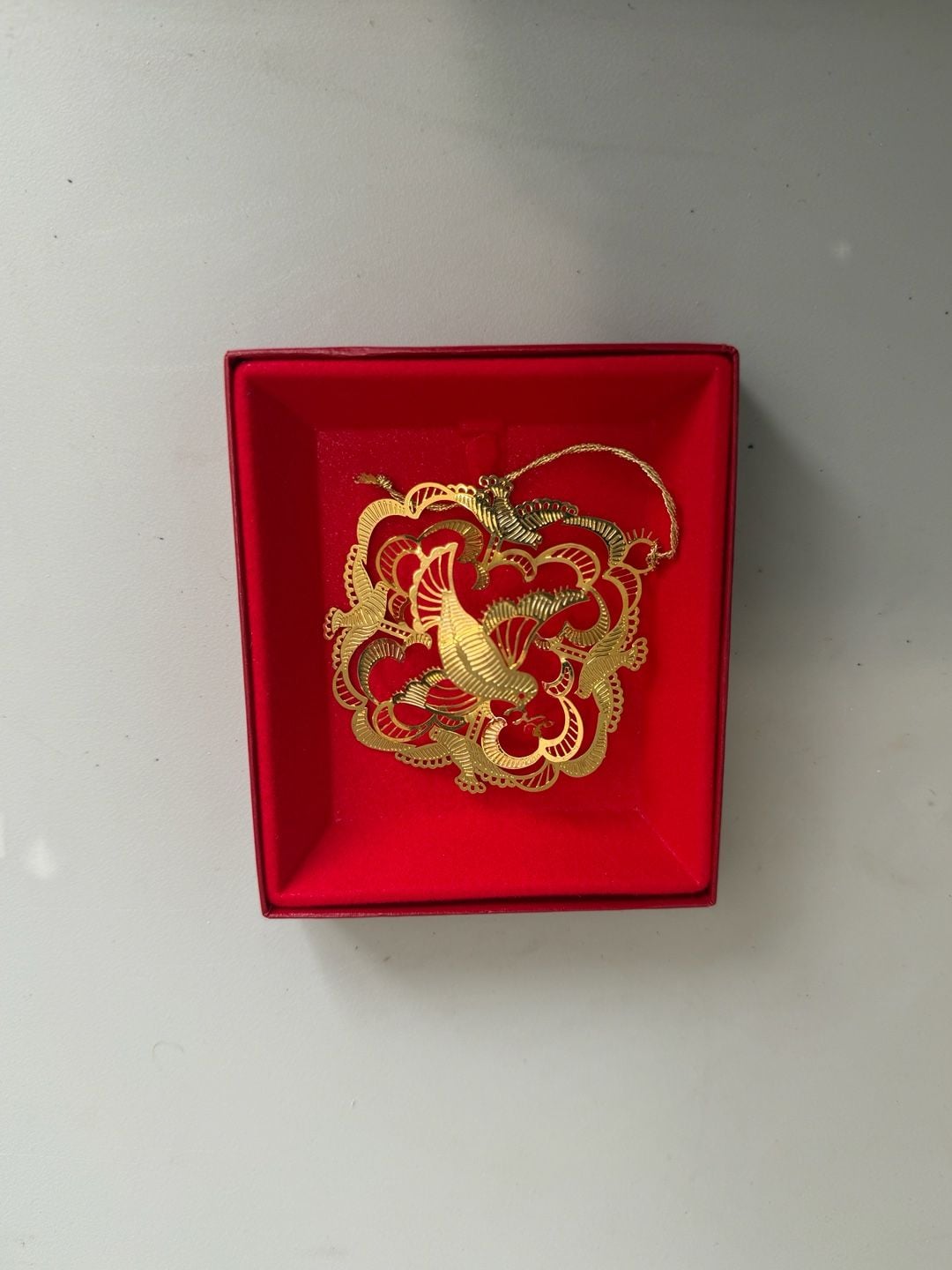 Camerlane 24 Kt Gold Finish Phoenix Ornament 1