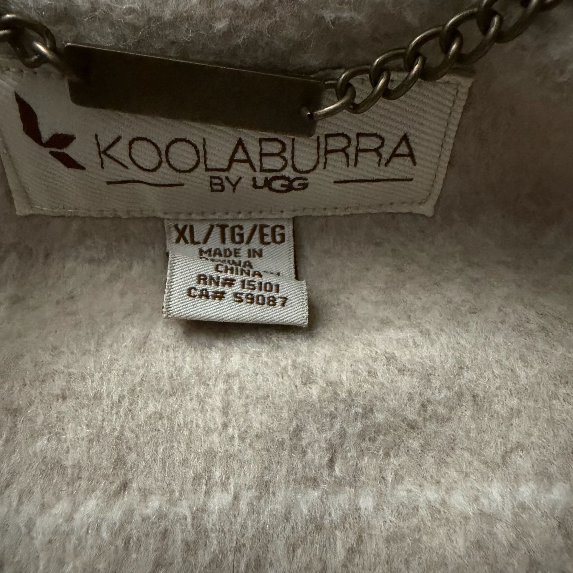 Koolaburra By UGG Plaid Sherpa Jacket Size XL Beige 7