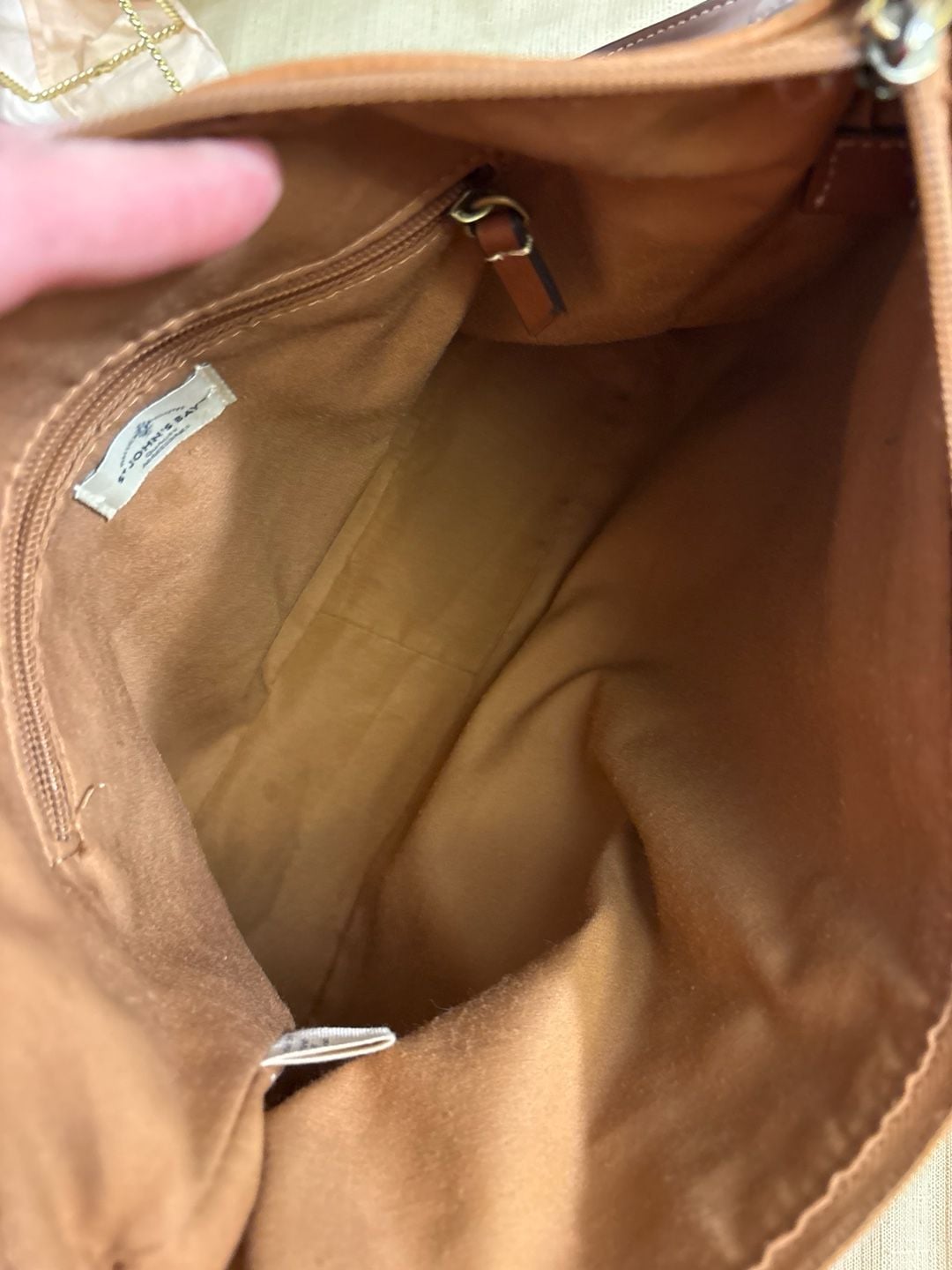 St. John's Bay Brown Shoulder Bag Handbag 7