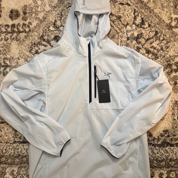 Arc'teryx Ossa 1/2 Zip Hoody Alpine Blue New with Tags