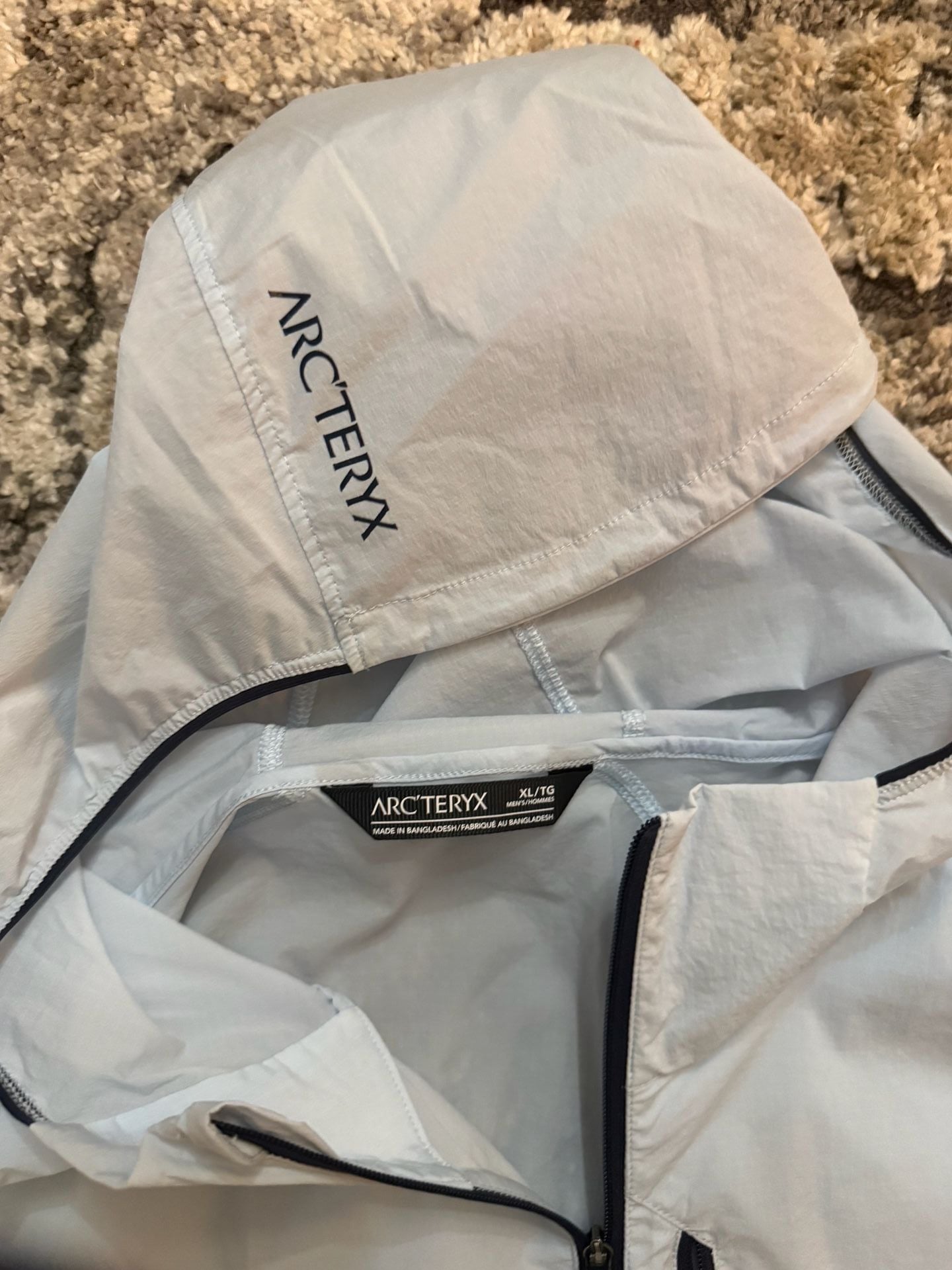 Arc'teryx Ossa 1/2 Zip Hoody Alpine Blue New with Tags 4