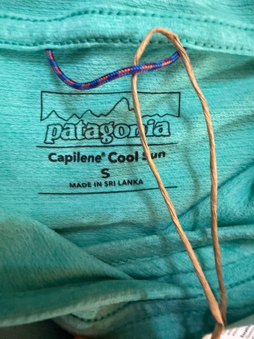 Patagonia Capilene Cool Daily Hoody Size S Turquoise Long Sleeve 4