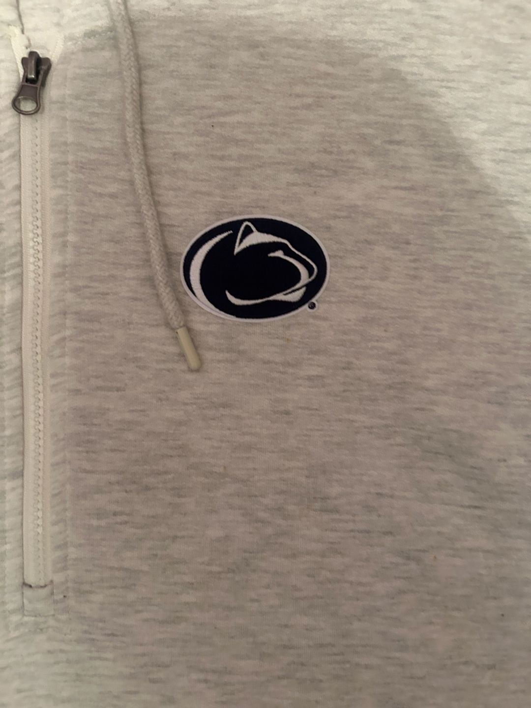 Antigua Penn State Nittany Lions 1/4 Zip Hoodie Size 2XL Gray 5