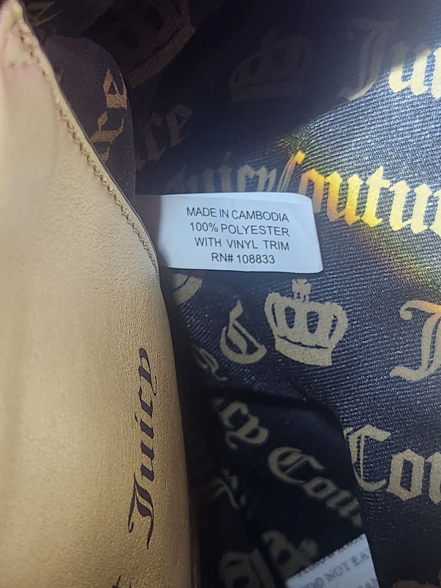 Juicy Couture Crown Tote Cranberry Juice Handbag 10