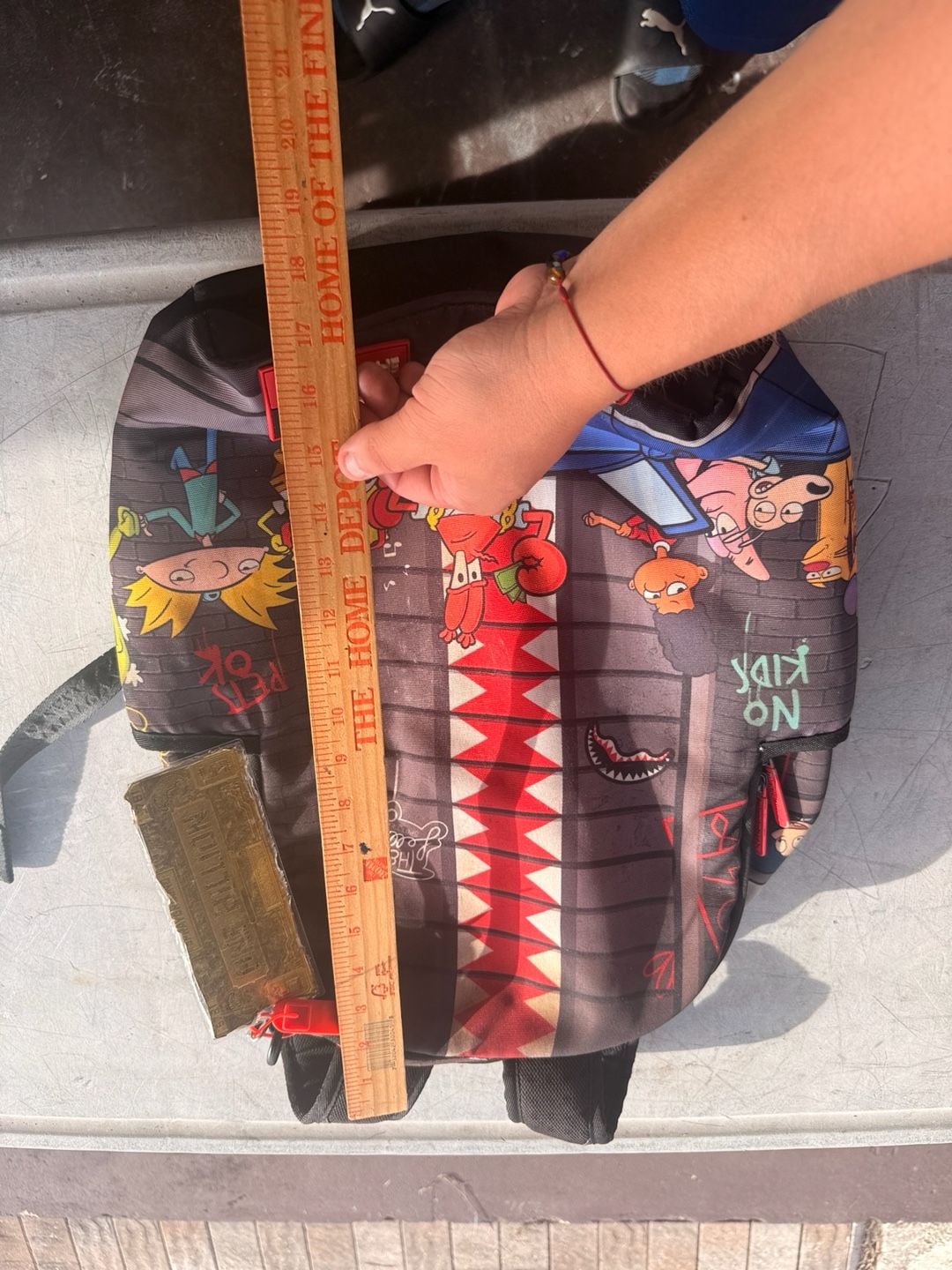 Sprayground 90s Nick Vertical Shark Backpack Multi 6