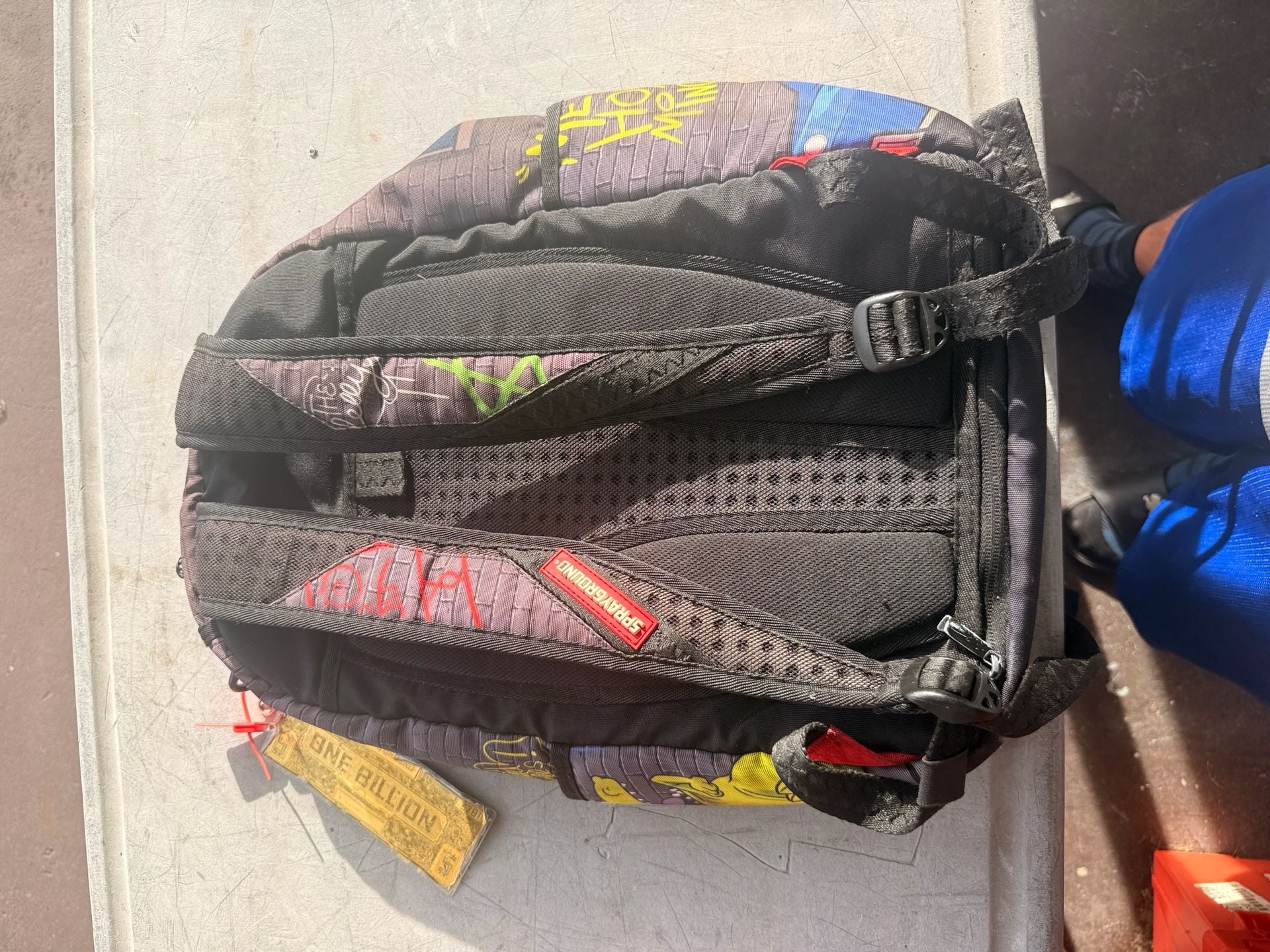 Sprayground 90s Nick Vertical Shark Backpack Multi 8
