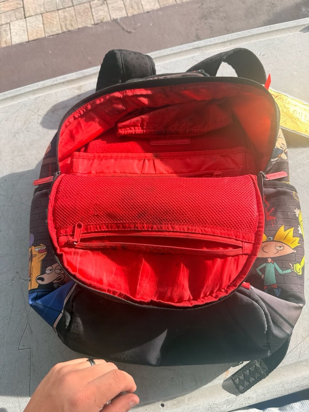 Sprayground 90s Nick Vertical Shark Backpack Multi 9