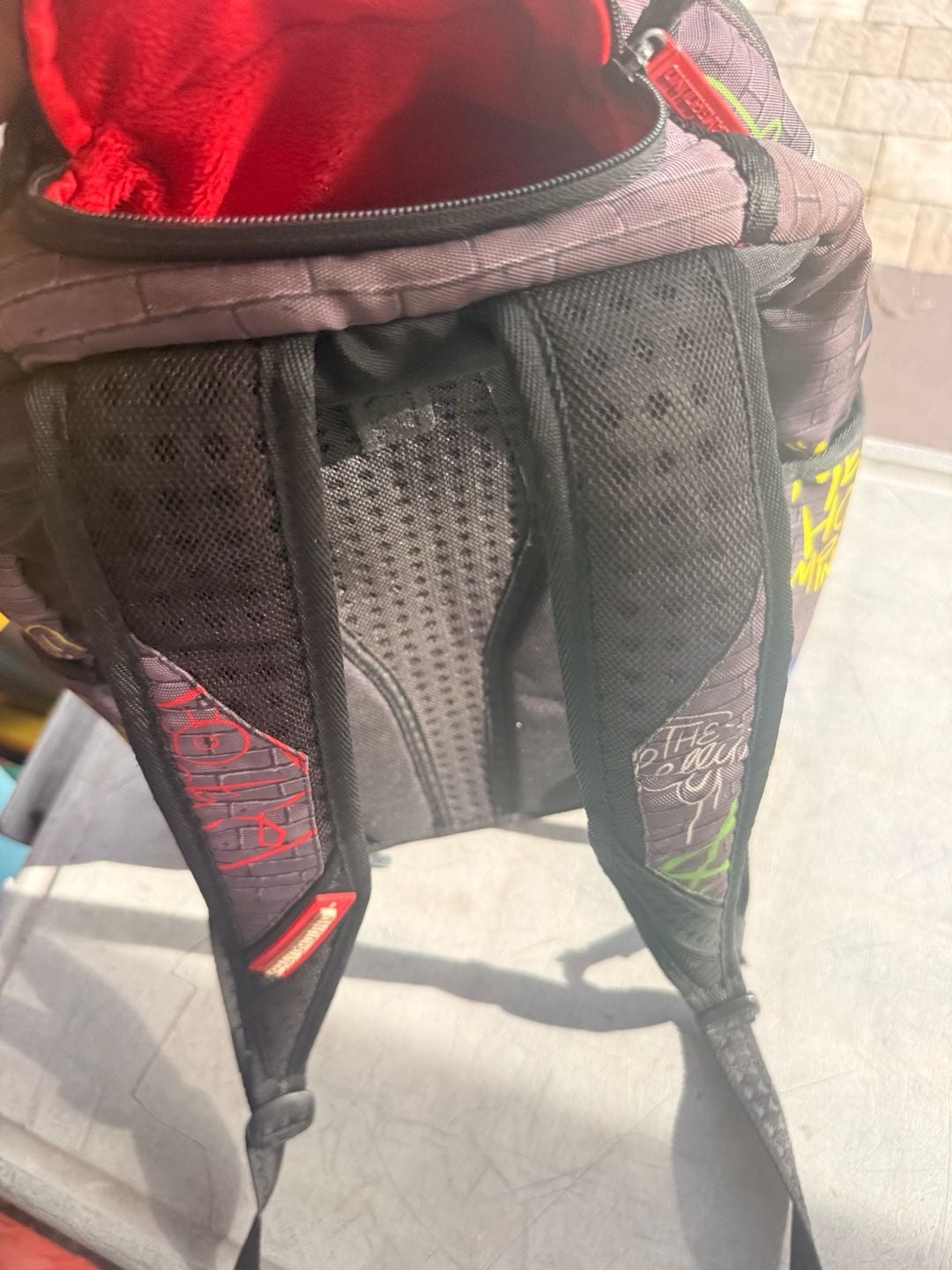 Sprayground 90s Nick Vertical Shark Backpack Multi 10