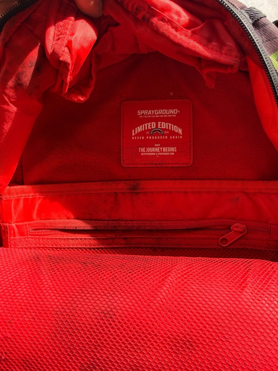 Sprayground 90s Nick Vertical Shark Backpack Multi 13