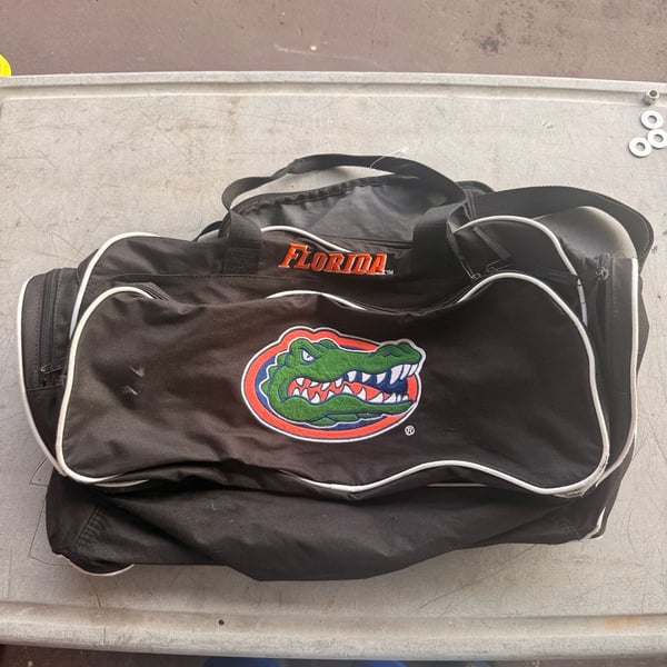 University of Florida Duffel Bag Florida Gators Gym Bag Black