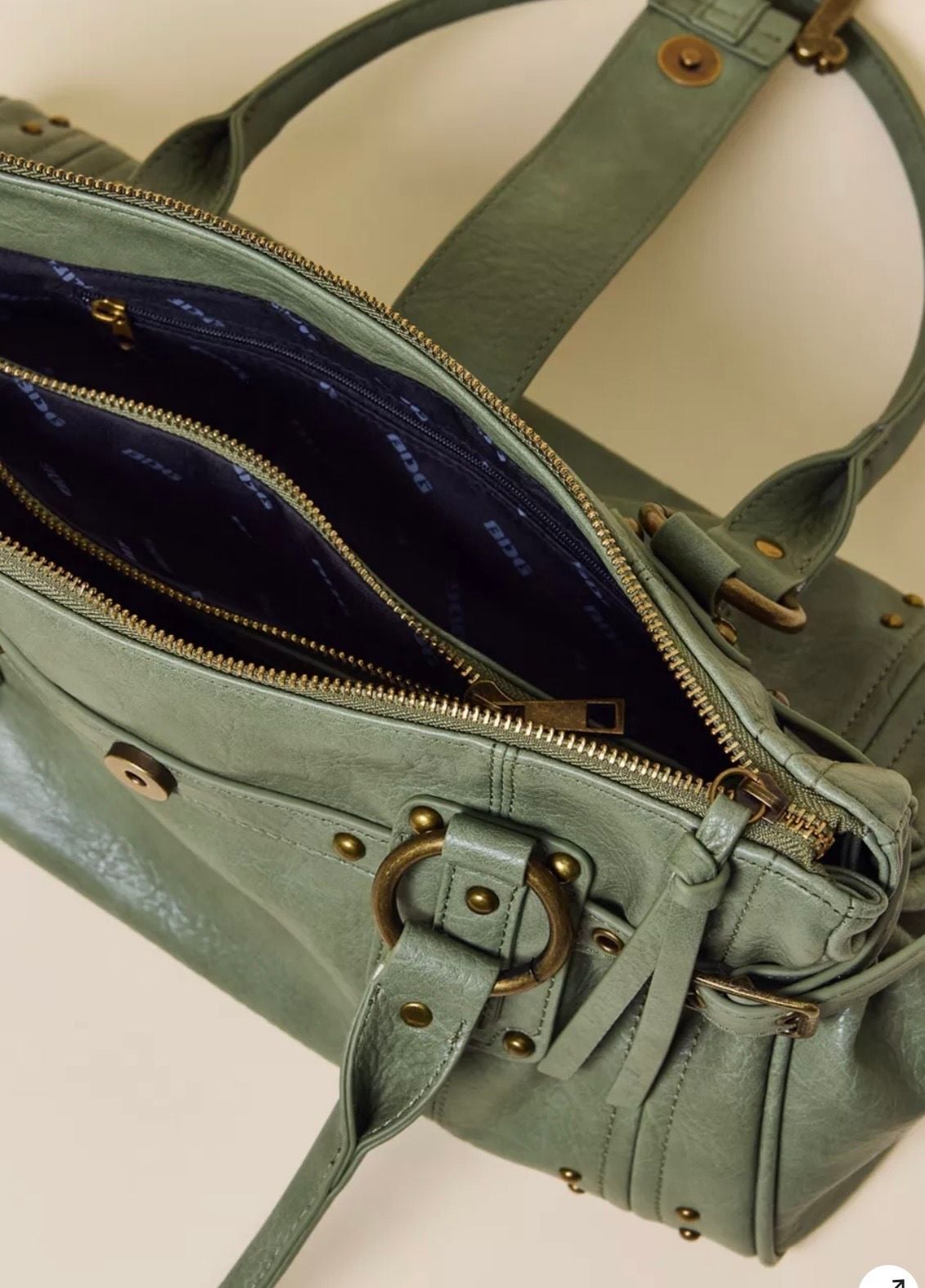 BDG Karlie Lock Shoulder Bag “eucalyptus” 5