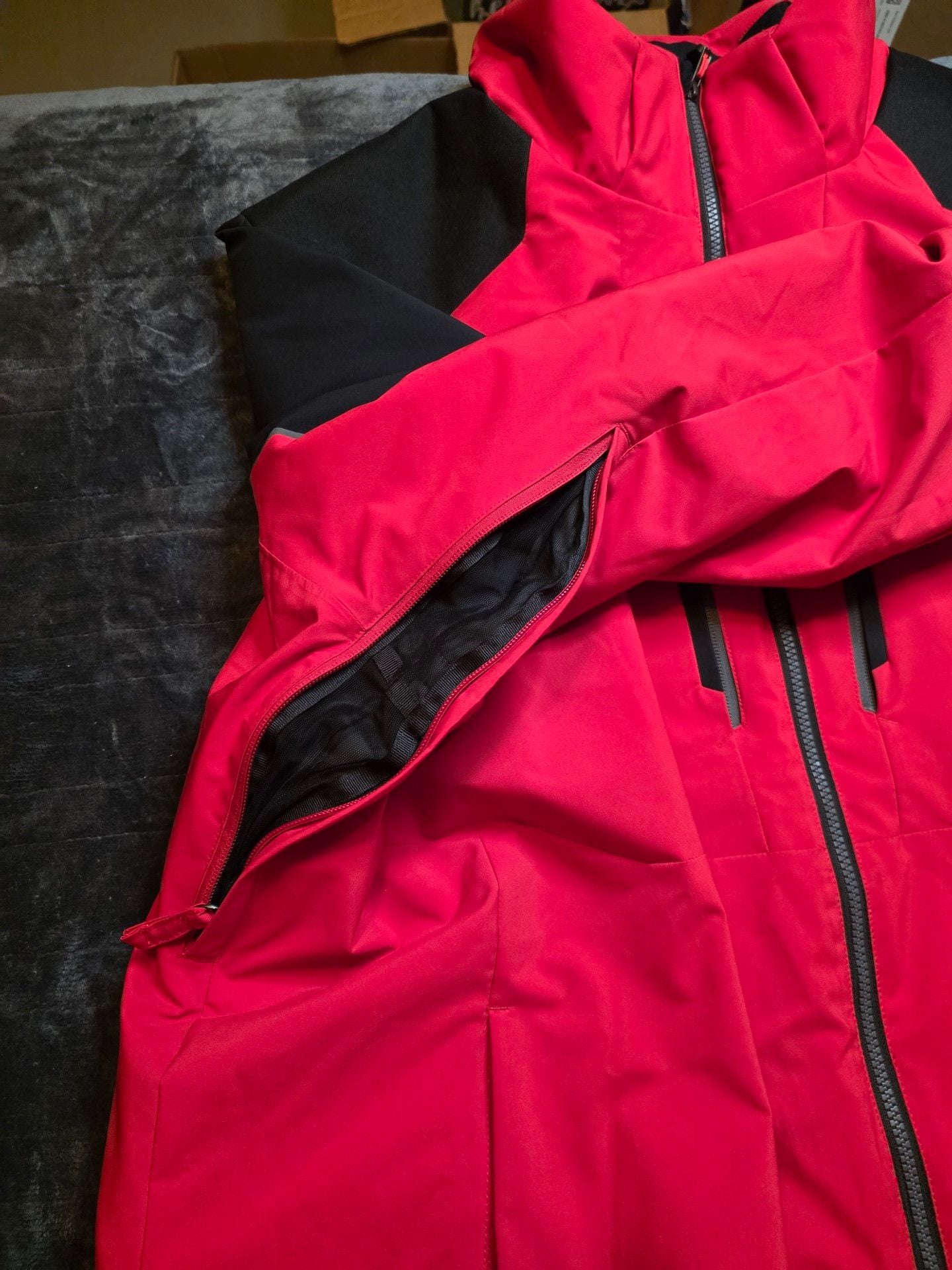 Obermeyer Foundation Ski Jacket Red Black size 3X 6