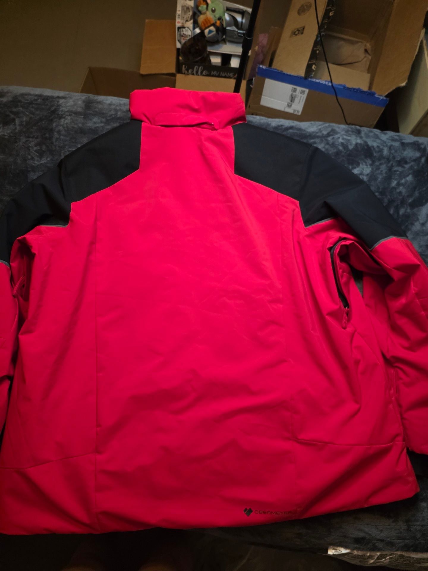 Obermeyer Foundation Ski Jacket Red Black size 3X 14