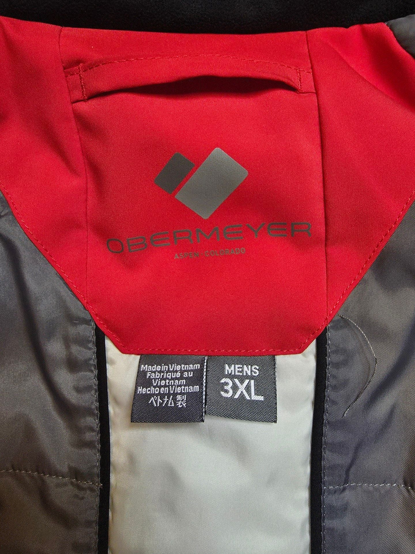 Obermeyer Foundation Ski Jacket Red Black size 3X 19