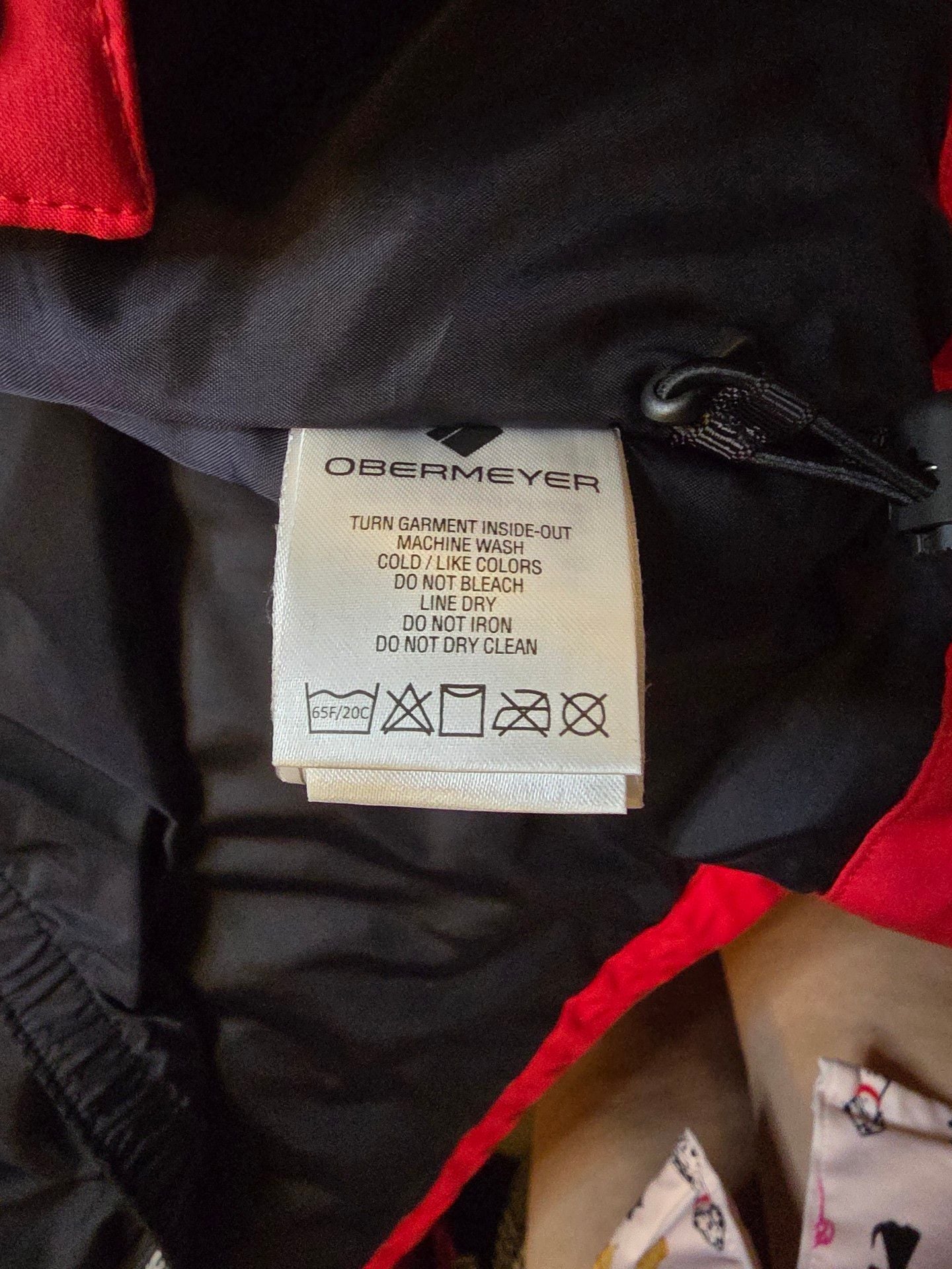 Obermeyer Foundation Ski Jacket Red Black size 3X 20