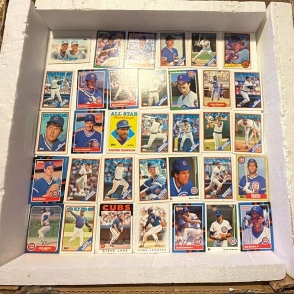43 Chicago Cubs Baseball Cards Lot Andre Dawson Vintage 70s 80s 90s