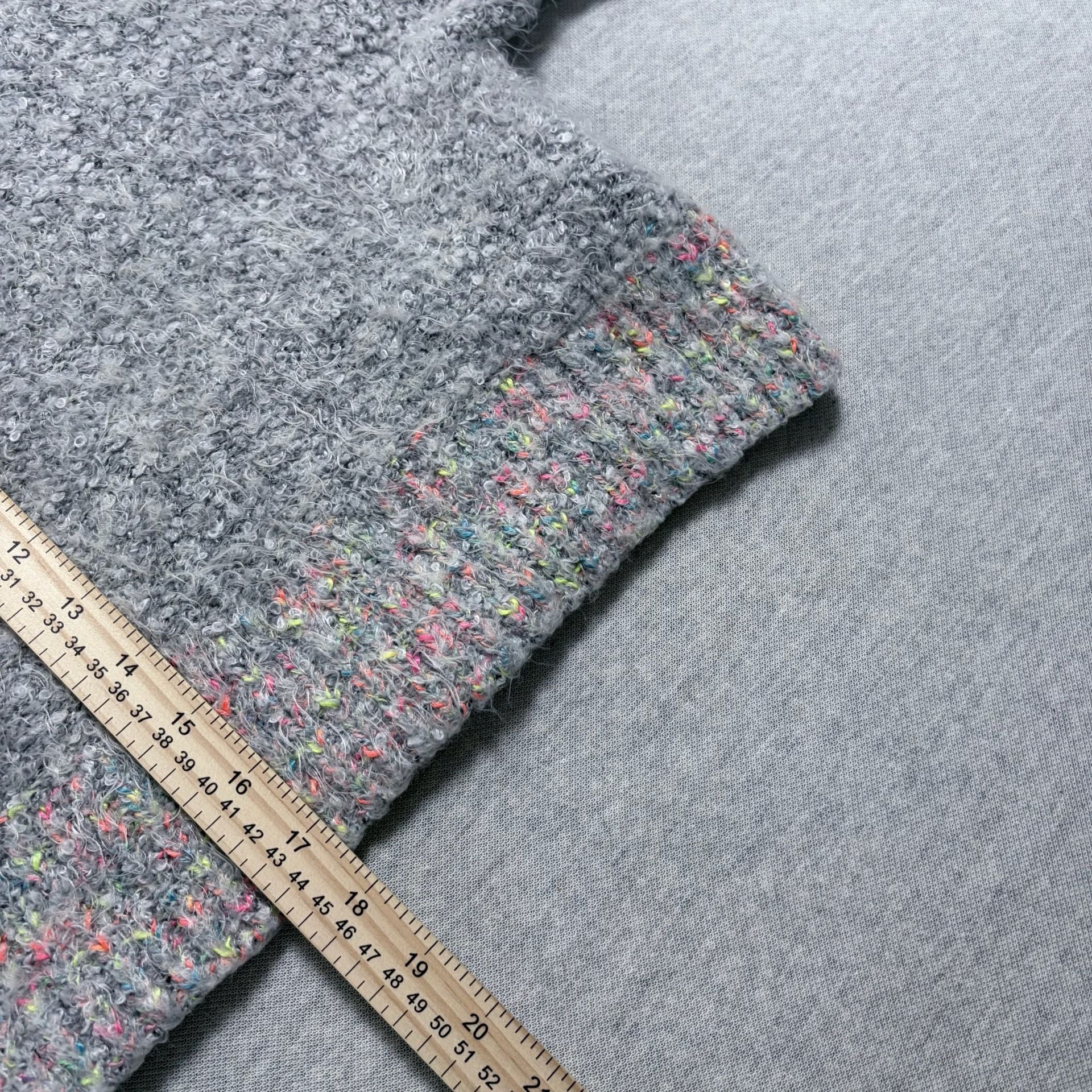 Free People Stardust Pullover Sweater Grey Confetti Speckled Size XS 7