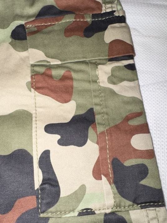 Cat & Jack Baggy Cargo Pants Size 12 Camouflage Reinforced Knee 4