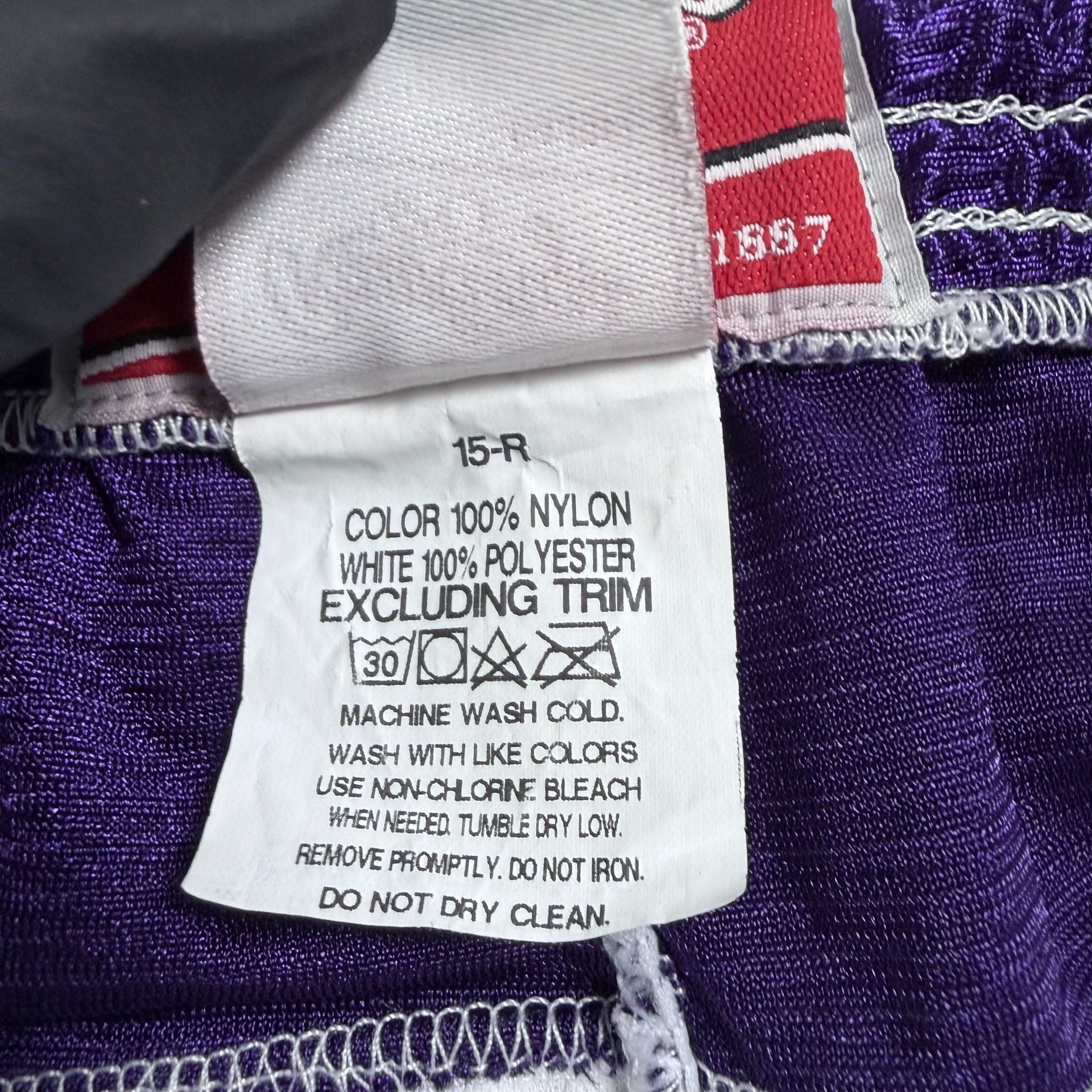 Rawlings Basketball Shorts Size L White Purple Mesh Athletic Training Gym 4