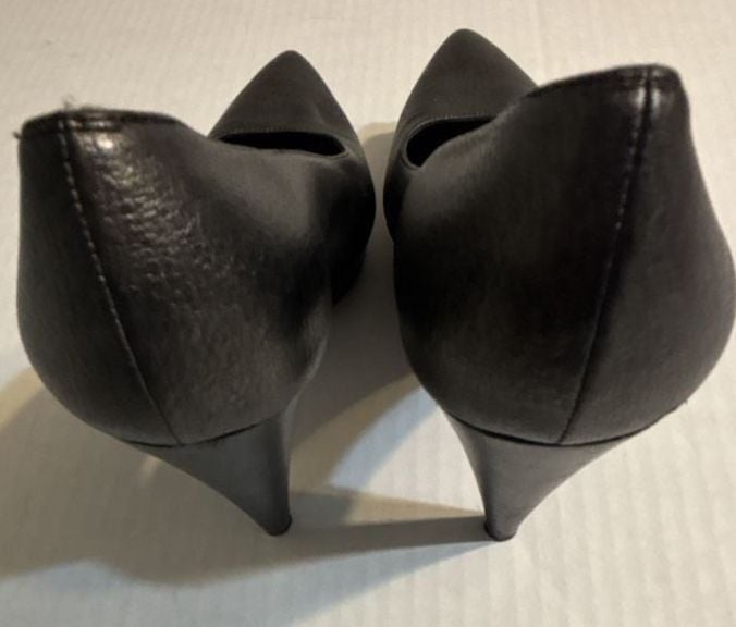 Stuart Weitzman Metallic Gray Pointed Toe Stiletto Pumps 4