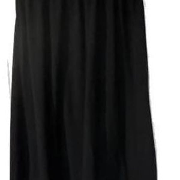 Derek Heart Black Sleeveless Halter Maxi Dress with Purple Flower Graphic Print