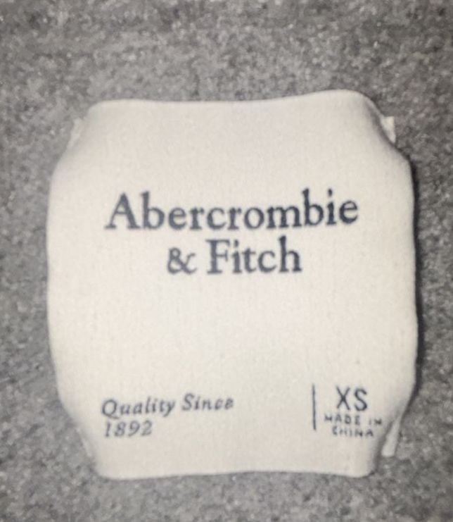 Abercrombie & Fitch New York City Grey Knit Crewneck Sweater 2