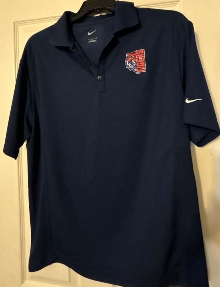 Nike Auburn Tigers Men's Victory Performance Polo Shirt - Navy 2