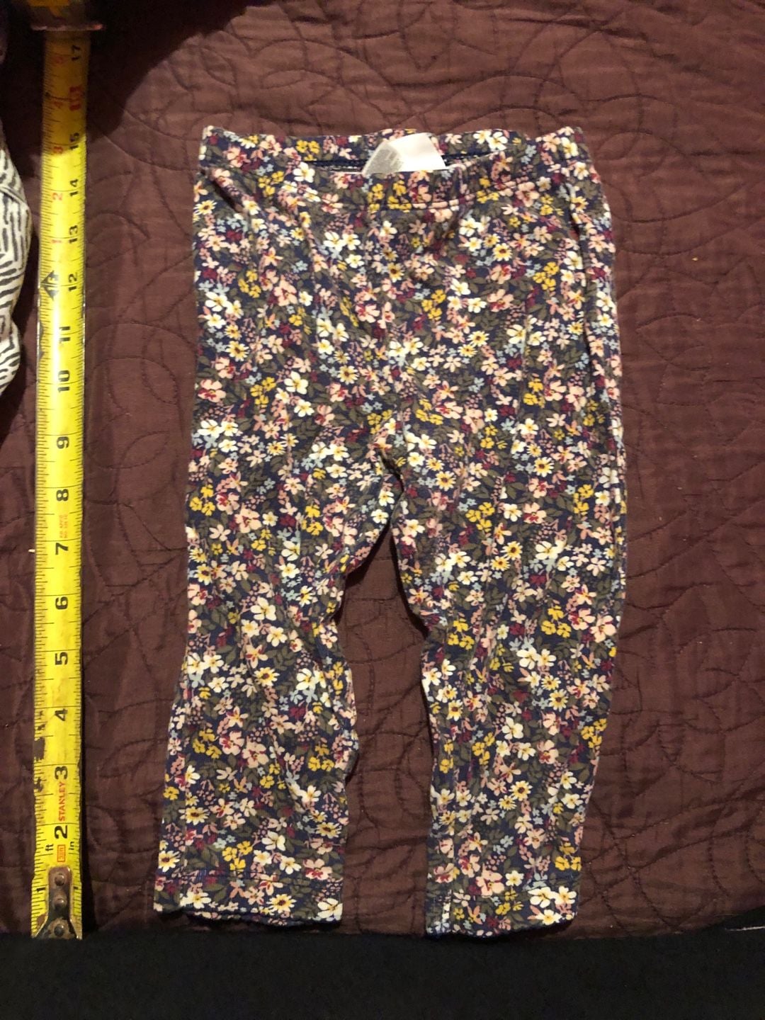 Carter's Floral Leggings Size 12m Multi color 2