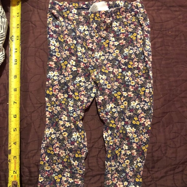 Carter's Floral Leggings Size 12m Multi color