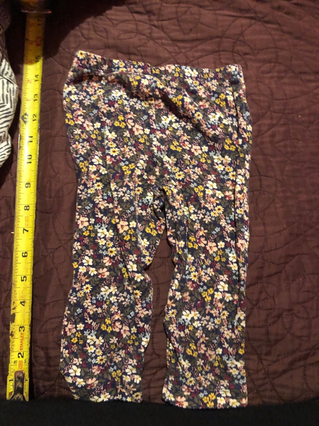 Carter's Floral Leggings Size 12m Multi color 3