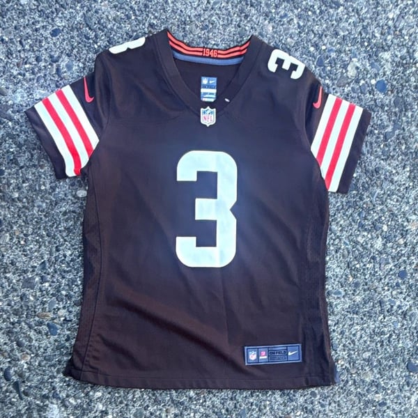 Nike Cleveland Browns Jersey Size M Brown #3 womens 