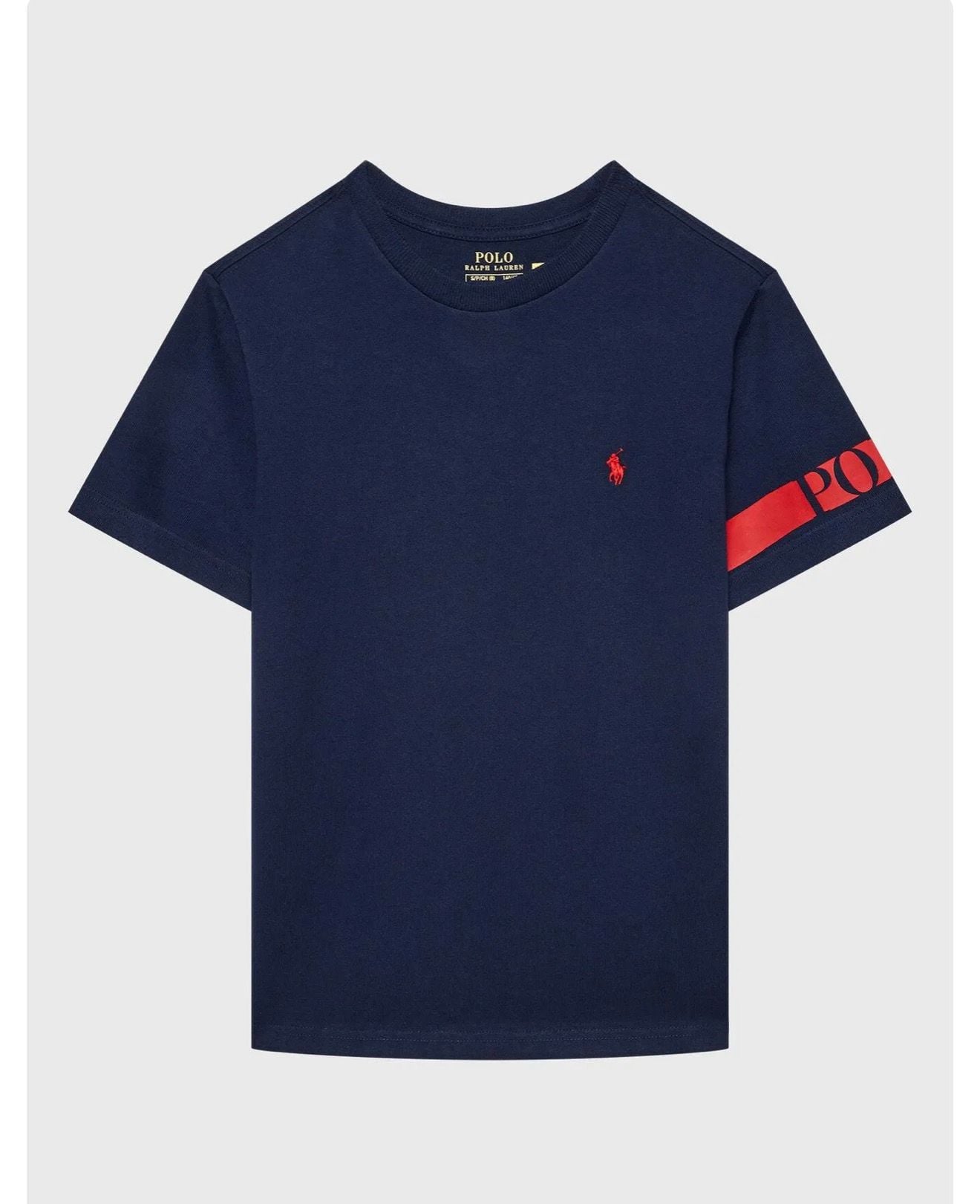 Polo Ralph Lauren Boys Logo T-Shirt Size M (10-12) Navy Blue 10