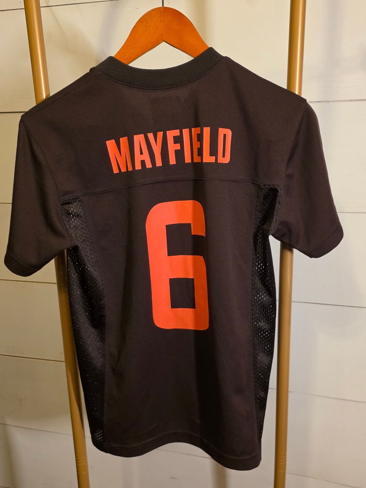 NFL Team Apparel Baker Mayfield Cleveland Browns Jersey Size M Youth 10/12 3