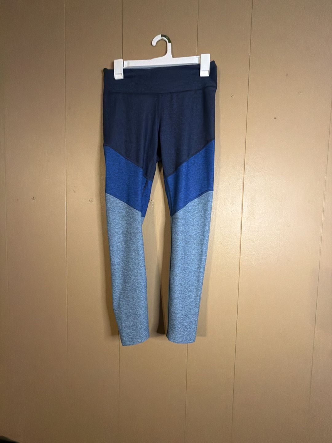 Outdoor Voices Springs Leggings Size M Blue Colorblock Active 2