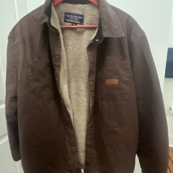 Bass Creek Outfitters Workwear Sherpa Lined Jacket Size XL