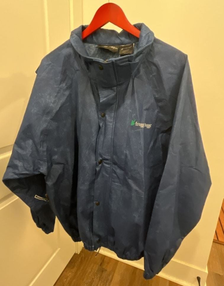 Frogg Toggs Classic All Sport Rain Jacket XL Blue Waterproof 2