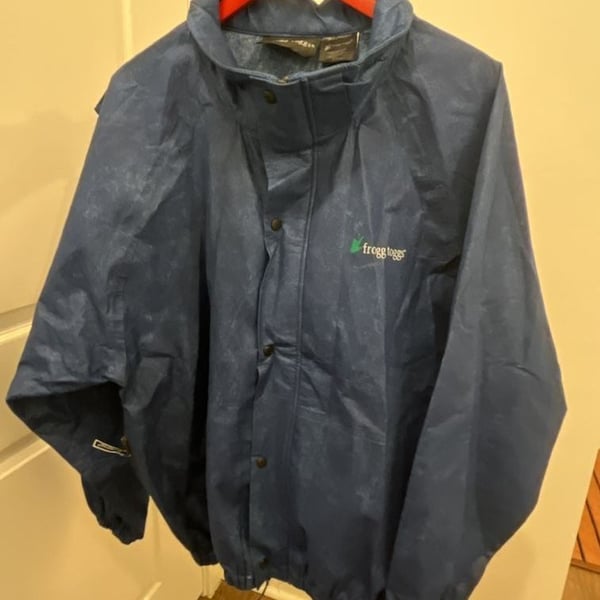 Frogg Toggs Classic All Sport Rain Jacket XL Blue Waterproof