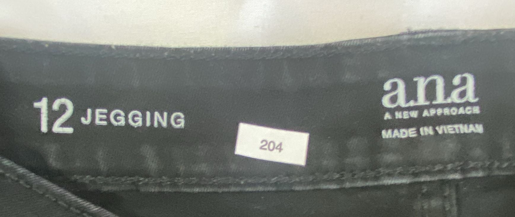 Ana A New Approach Black Jegging Size 12 7