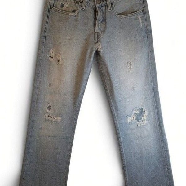 Ruehl No. 925 Premium Jeans Size 28x30 Distressed
