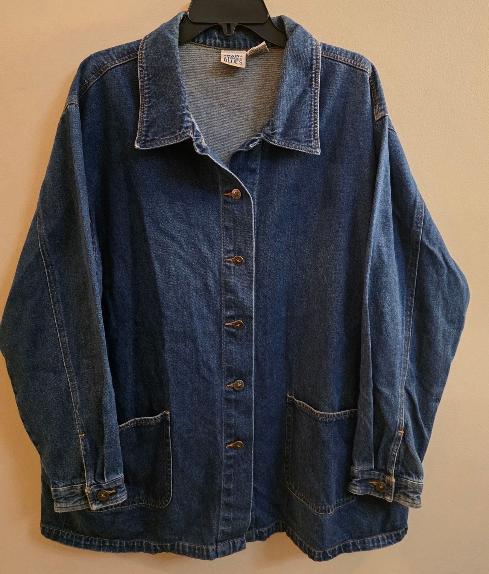 Main Street Blues Denim Jacket Blue Cotton 2