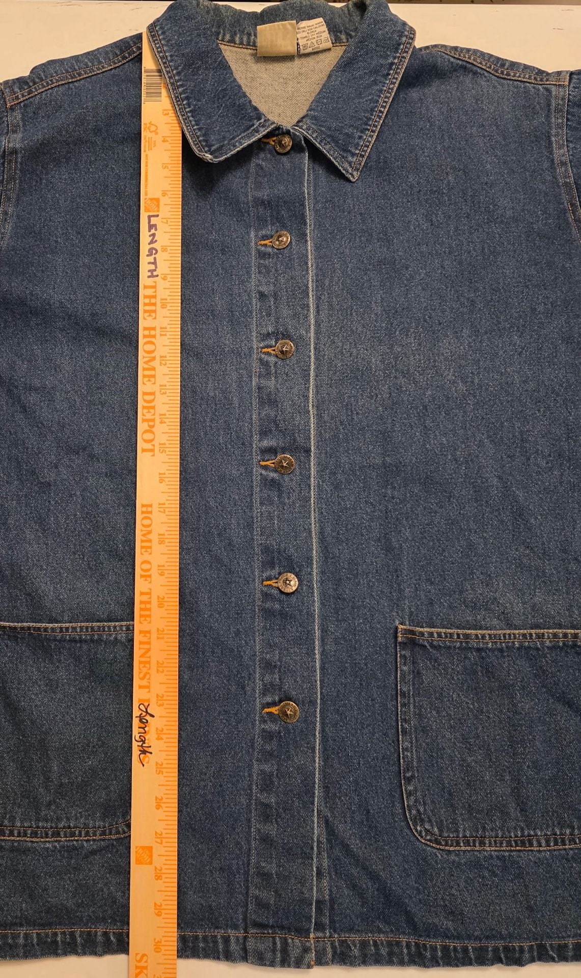 Main Street Blues Denim Jacket Blue Cotton 6
