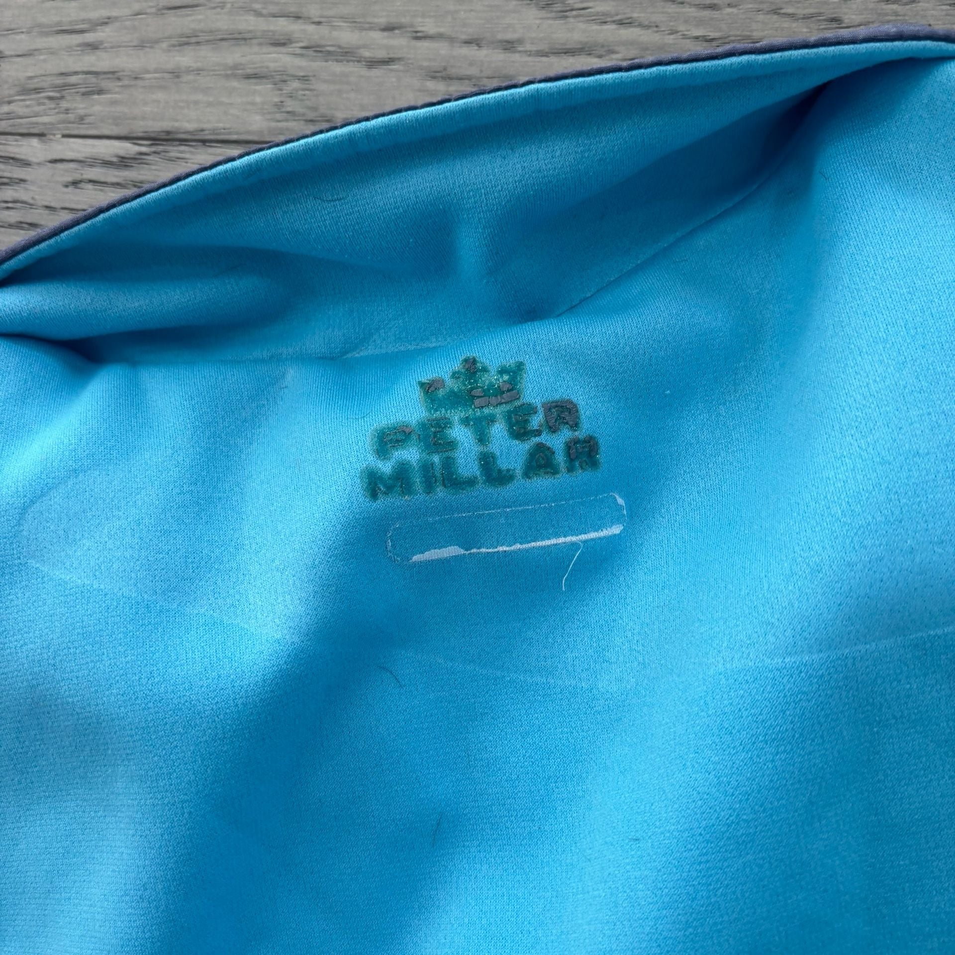 Peter Millar Reversible Golf Vest Blue Gray 1886 Logo 8