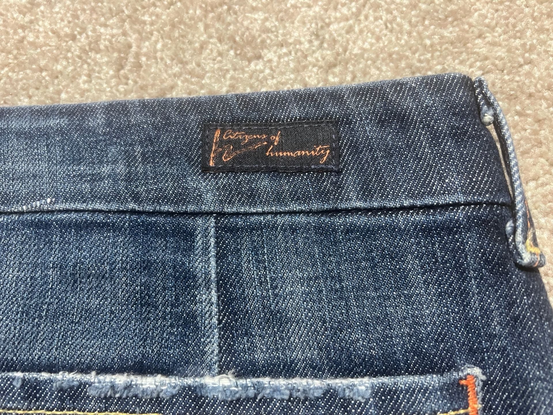 Citizens of Humanity Sophia #300 Skirt Size 29 Dark Wash Stretch Denim 11